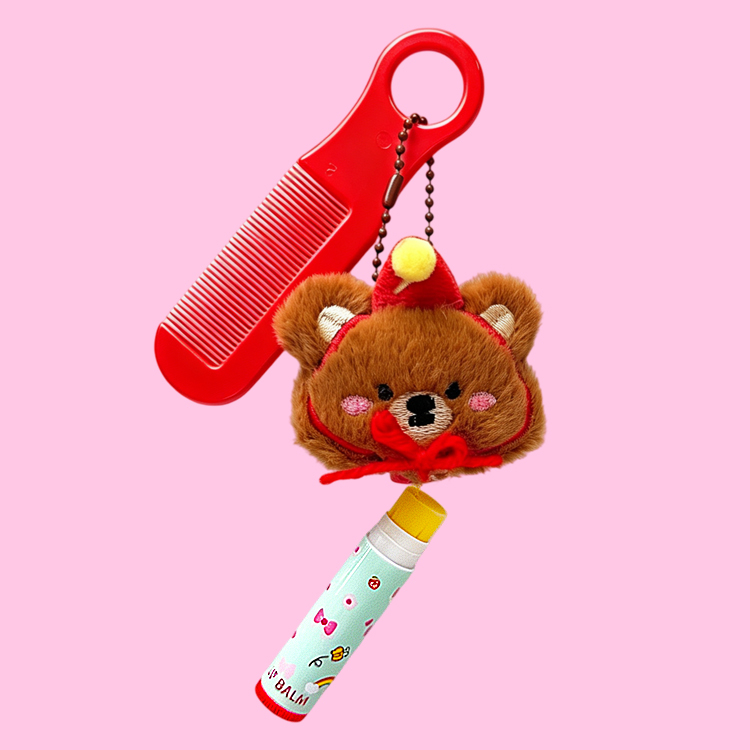 Kids Lip Balm & Pocket Comb Set