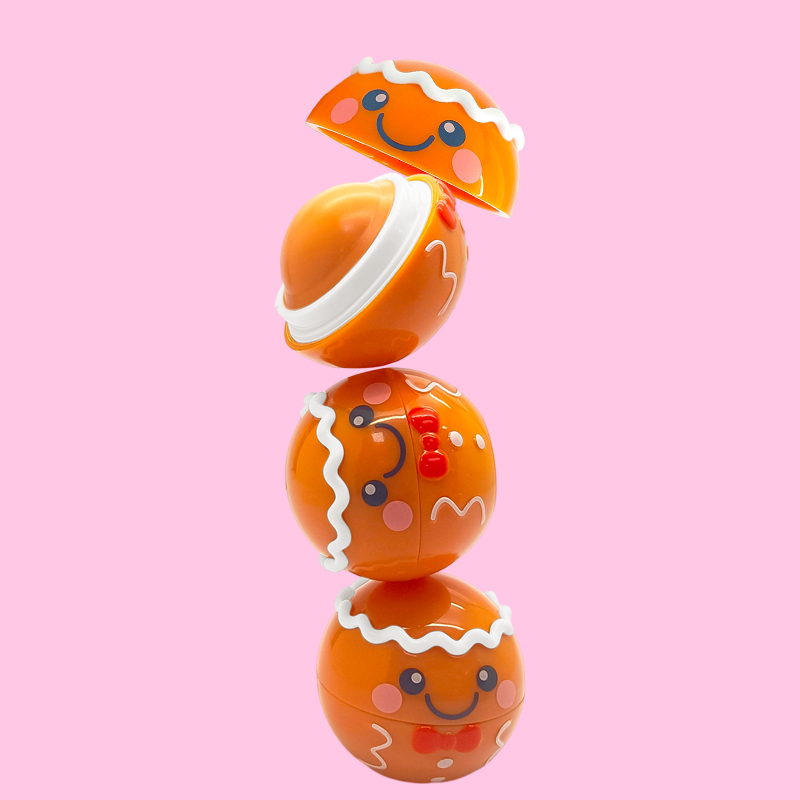 Cute Gingerbread Man Design Lip Balm Model:C5452-11