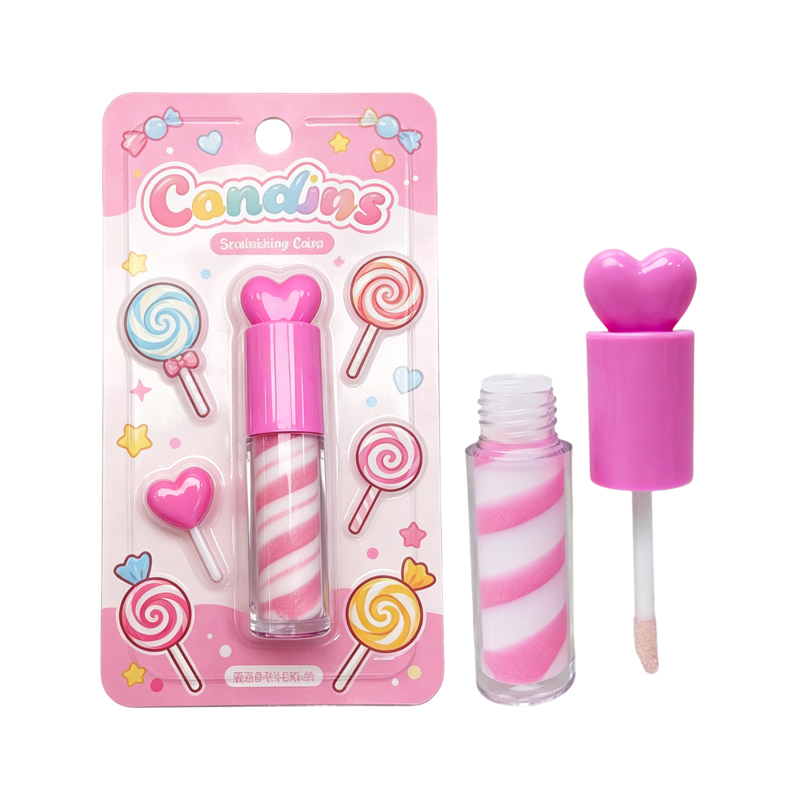 Heart-shaped Cover Children's Lip Gloss Model:C2169-1