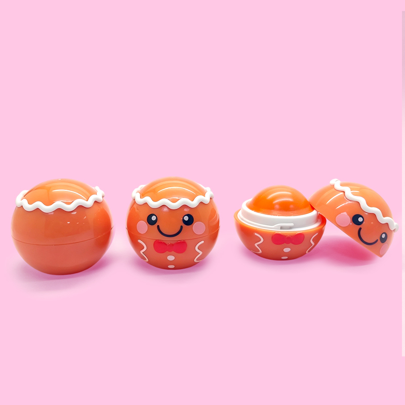 Cute Gingerbread Man Design Lip Balm Model:C5452-11