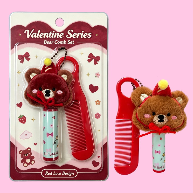 Kids Lip Balm & Pocket Comb Set