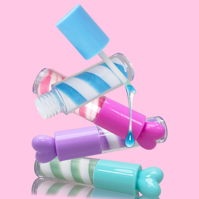 Heart-shaped Cover Children's Lip Gloss Model:C2169-1