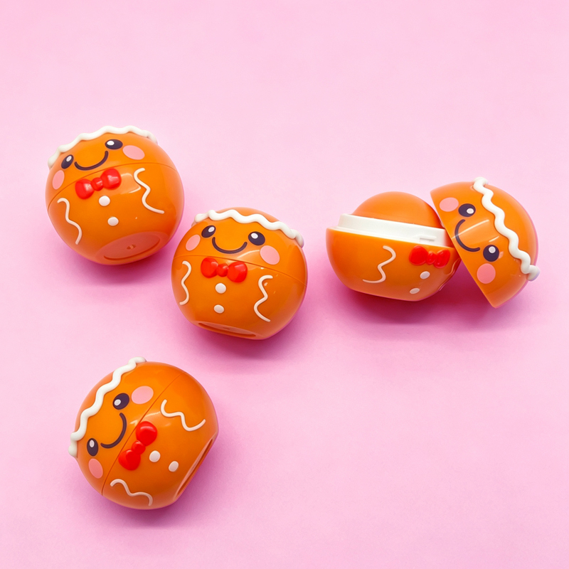 Cute Gingerbread Man Design Lip Balm Model:C5452-11