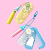 Kids Lip Balm Comb Mirror Keychain