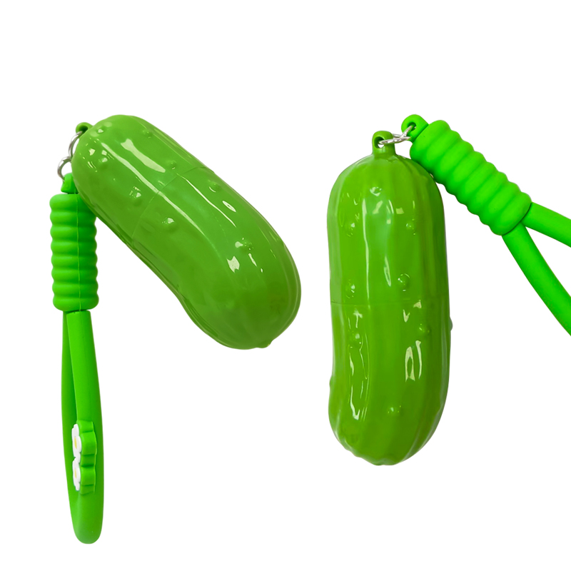 Cute Cucumber-shaped Lip Balm Model:C5562-1