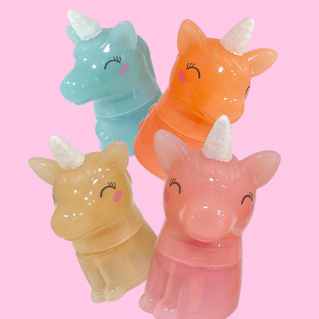unicorn shaped lip balm c5514
