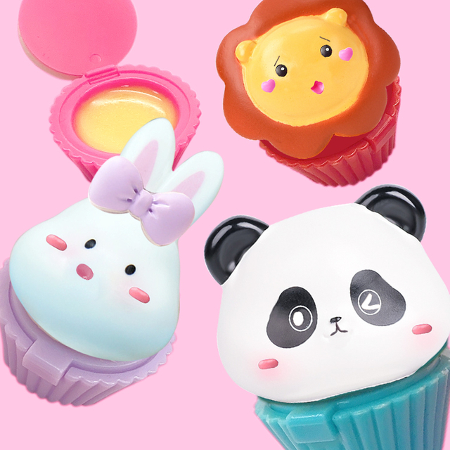 Mini cake cup lip balm c1094