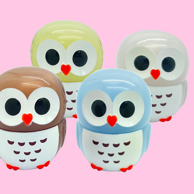 Cute Owl shaped lip balm c5420