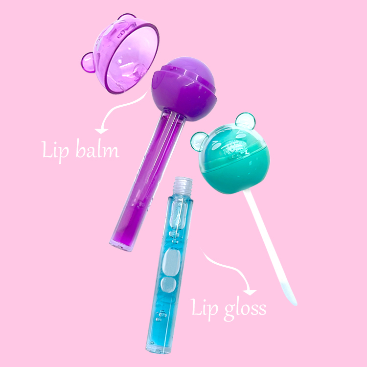 6 colors fruit lip gloss