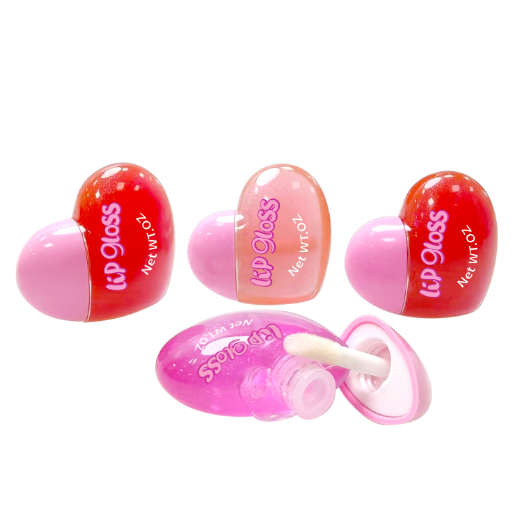 Heart Shape Moisturize Color Love Lip Gloss 3pcs Set