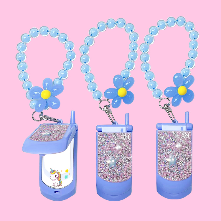 Mobile Phone Style Double-sided Makeup Mirror Model:C1223 