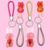 Key Chain rabbit Animal shape Lip glossC2160-1