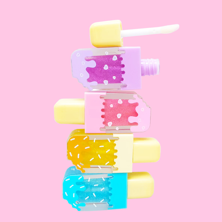 Children's Popsicle Shaped Lip Gloss Mode：C2165 