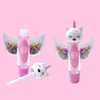 Unicorn with wings shape moisturize cute colorfull lip balm molde c2150-3