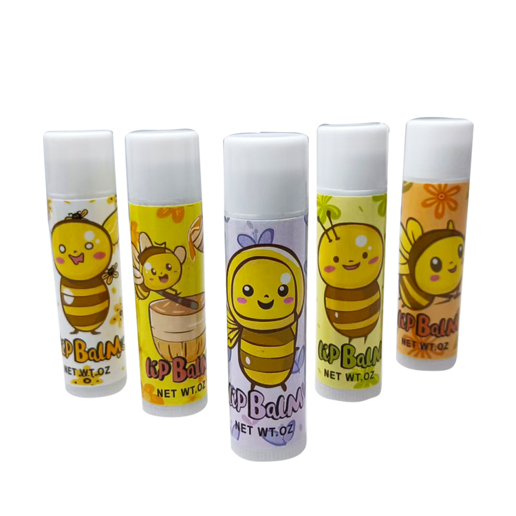 Honey chapstick moisturize colorfull lip balm 5pcs/set modle c2131