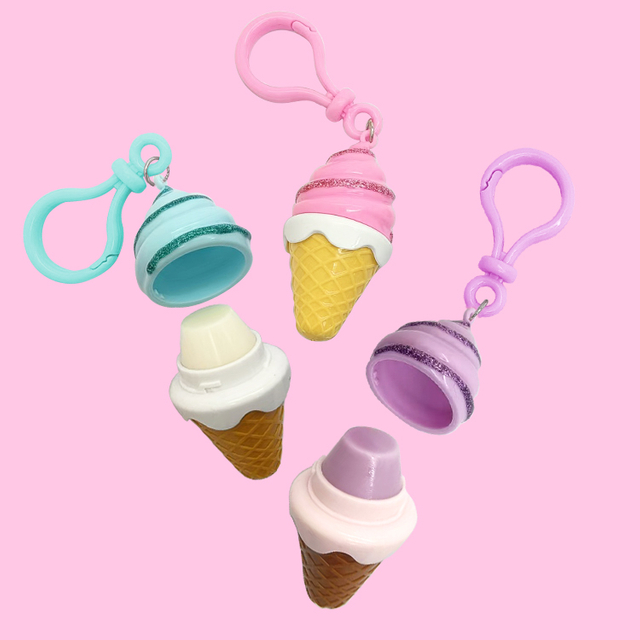 Ice Cream Shape Moisturizing Lip Balm Model：c5621-1