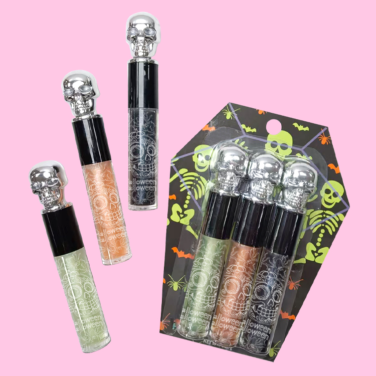 Halloween Skull Shape Vagen Moisturizing Lip Gloss