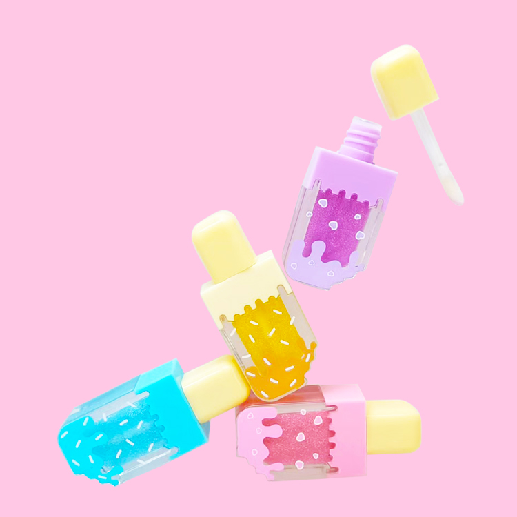 Children's Popsicle Shaped Lip Gloss Mode：C2165 