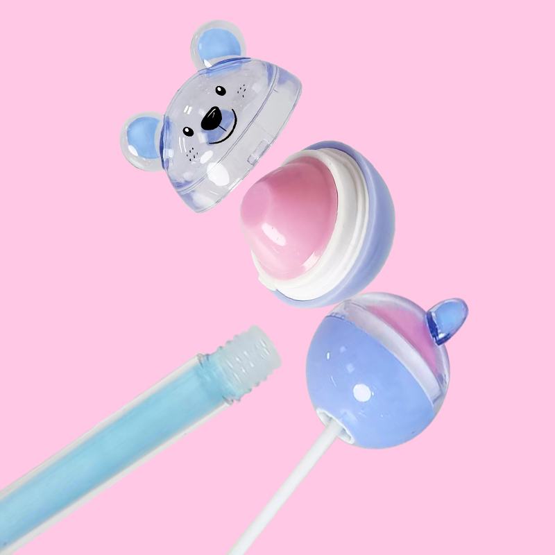 Cute bear-shaped lip balm/lip gloss Model:C5485-3-L1
