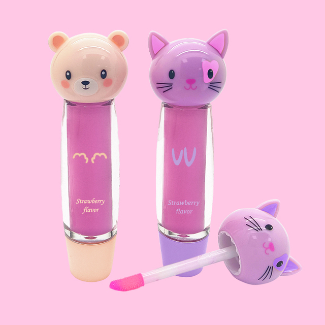 cute Animal shape fruit lip gloss c2150