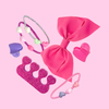 Pink Heart Lip Glaze Children's Set Series c2131+c2046+c5488
