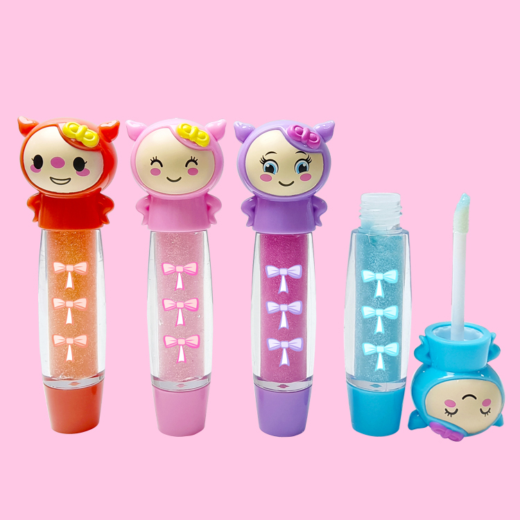 Cute girl shape moisturize colorfull lip balm C2134-15 molde