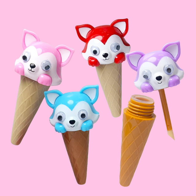 Cute Fox Glitter Lip Gloss Model:C1099-3