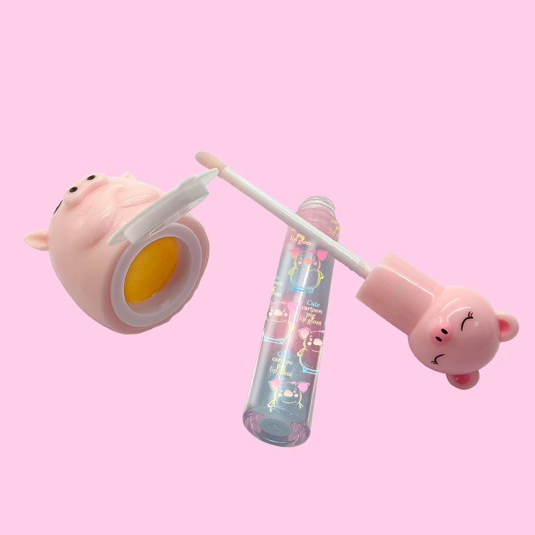 Pig Animal shape fruit favoty two-in-one lip gloss C2134-9