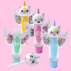 Unicorn with wings shape moisturize cute colorfull lip balm molde c2150-3