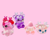 Diamond-faced Elk animal shape moisturize colorfull lip balm molde c5606