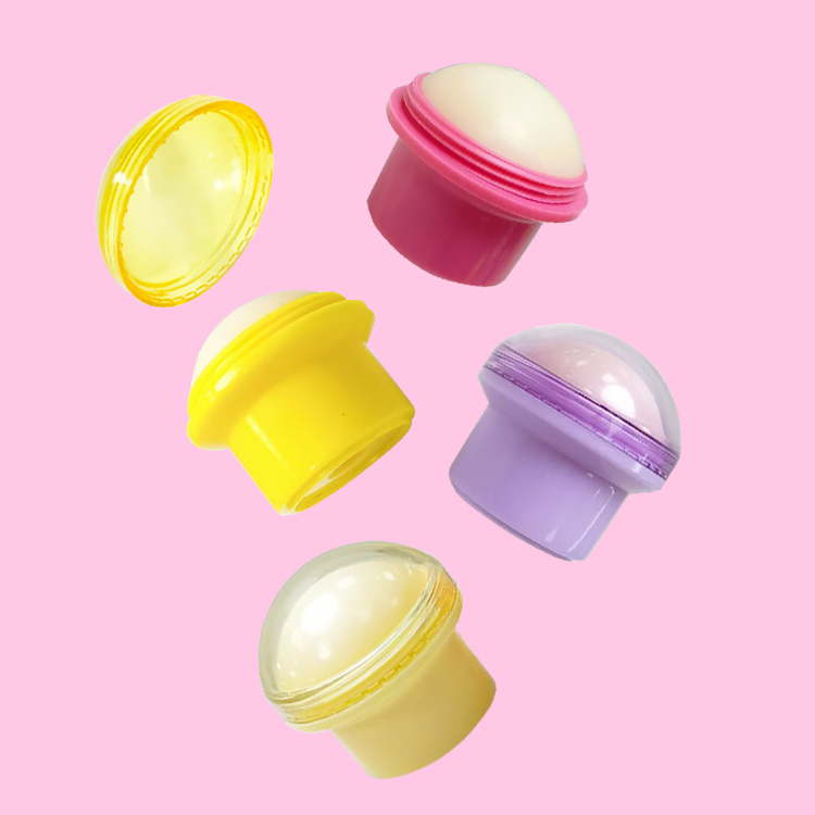Ball-shaped Portable Vagen Moisturizing Lip Balm Mode：c5531