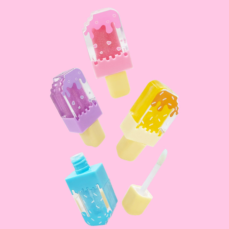 Children's Popsicle Shaped Lip Gloss Mode：C2165 