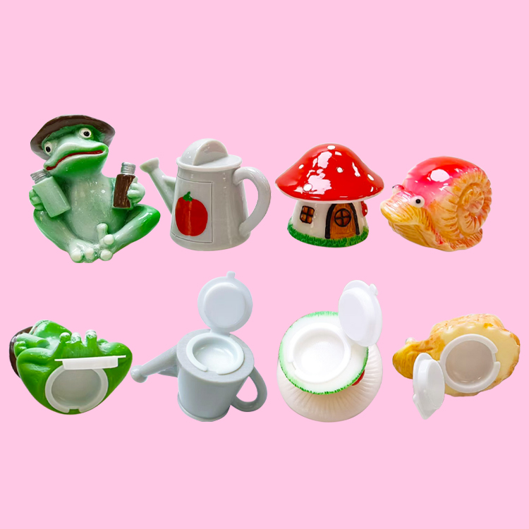 Tea cup shape vagen moisturizing lip balm mode：c1148