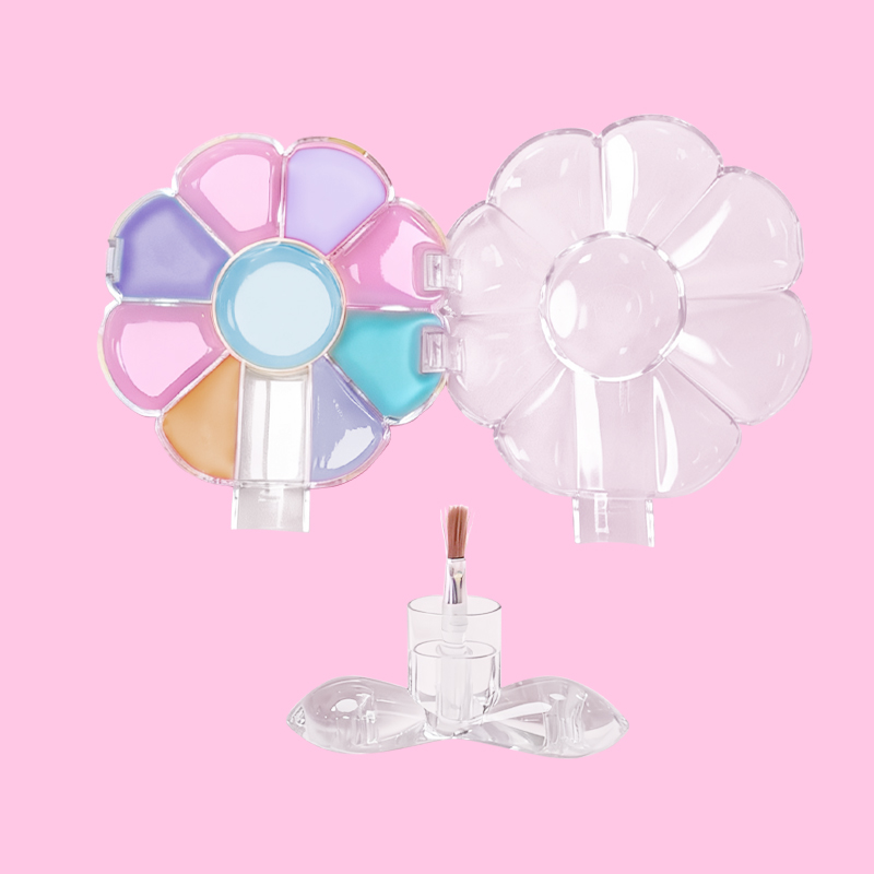 Colorful flower - shaped children's lip gloss Model:C1232