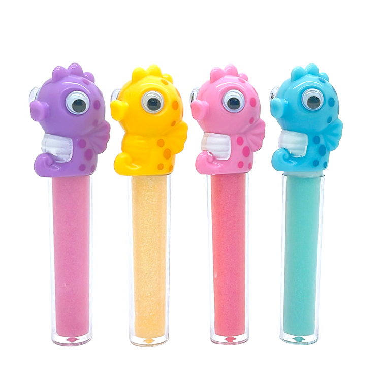 hippocampus shape fruit favoty lip gloss C2071-4