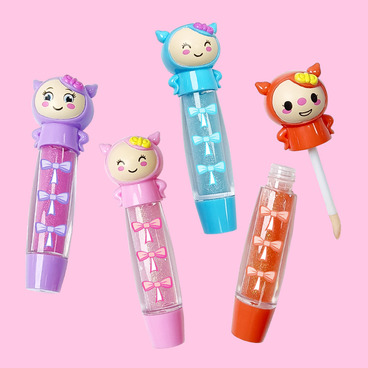 Cute girl shape moisturize colorfull lip balm C2134-15 molde