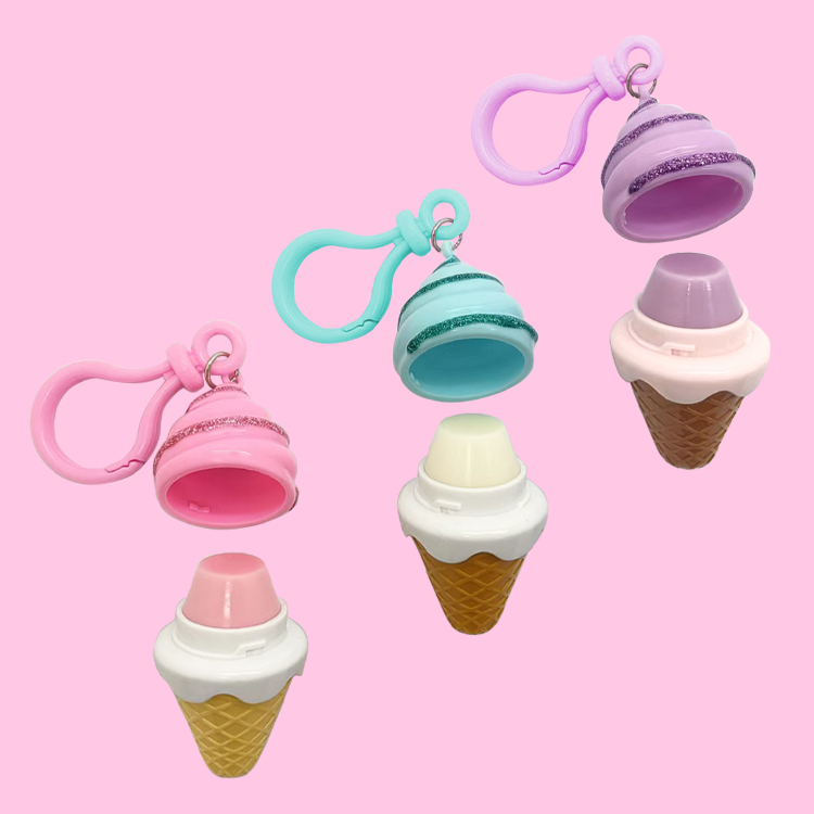 Ice Cream Shape Moisturizing Lip Balm Model：c5621-1