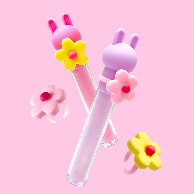 Rabbit Shape Vagen Moisturizing Lip Gloss Mode：c2134-14