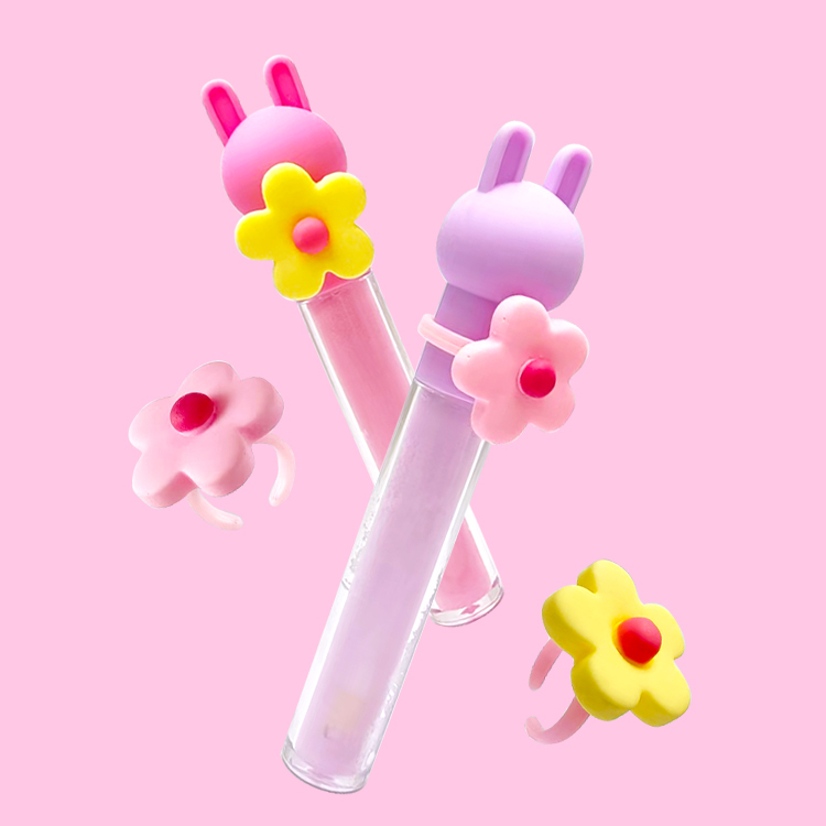 Rabbit Shape Vagen Moisturizing Lip Gloss Mode：c2134-14