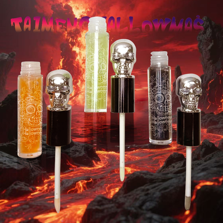 Halloween Skull Shape Vagen Moisturizing Lip Gloss
