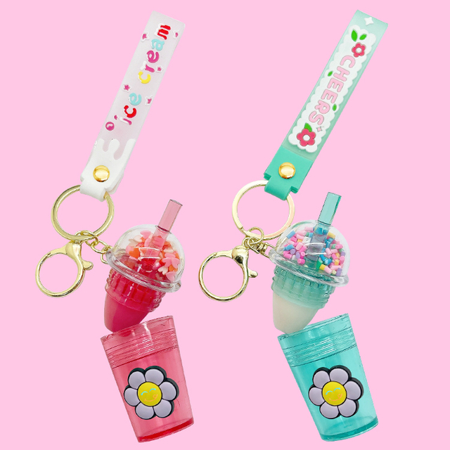 Key Chain Beverage bottles lipbalm C5574