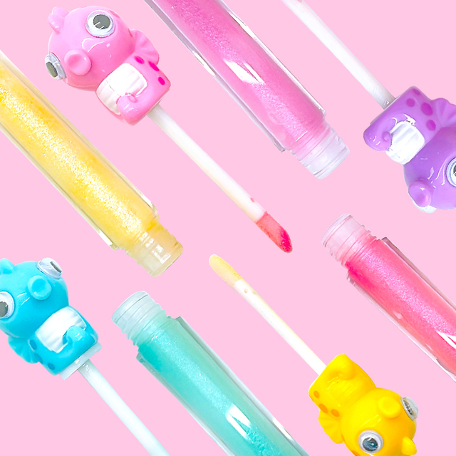 hippocampus shape fruit favoty lip gloss C2071-4