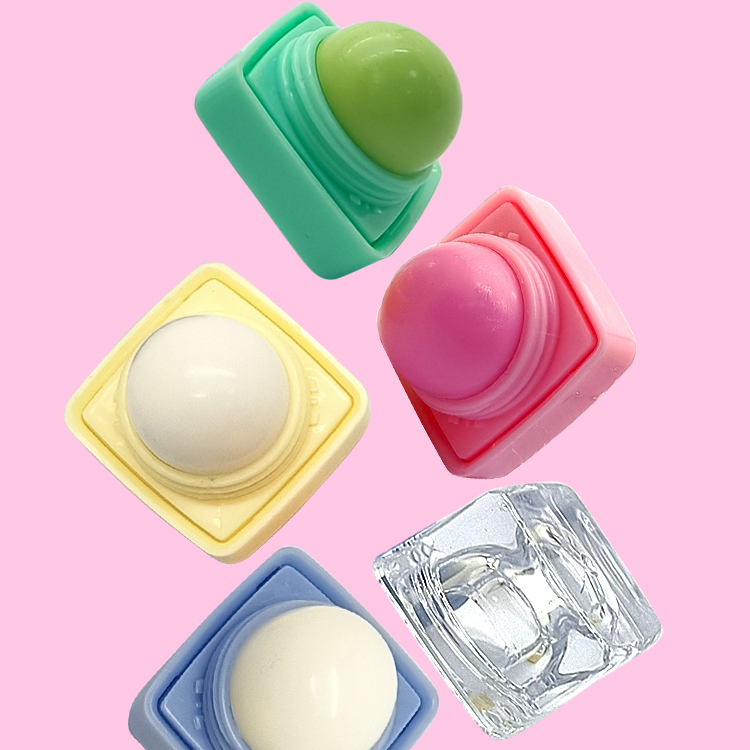 Ice Cube shape fruit lip balm C5448