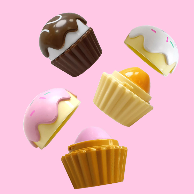ice cream cake shape lip balm c5552-1