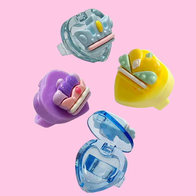 Various ring shape moisturize colorfull lip balm c1124/c1113/c1083