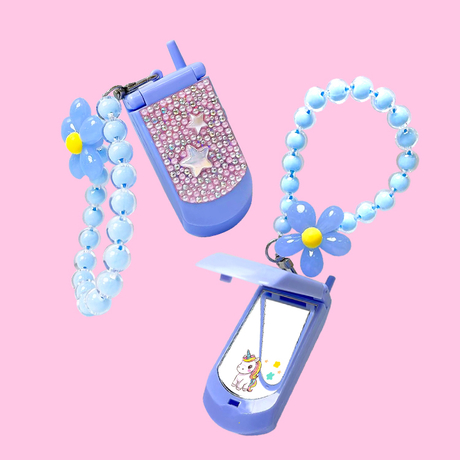 Mobile Phone Style Double-sided Makeup Mirror Model:C1223 