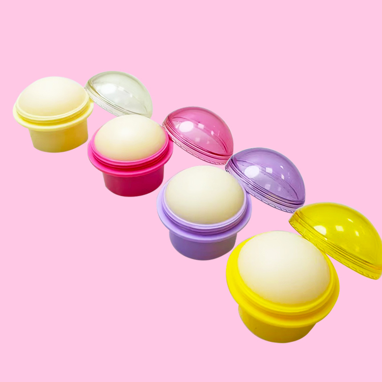 Ball-shaped Portable Vagen Moisturizing Lip Balm Mode：c5531