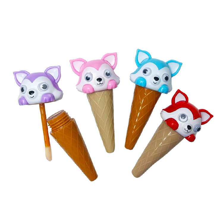 Cute Fox Glitter Lip Gloss Model:C1099-3