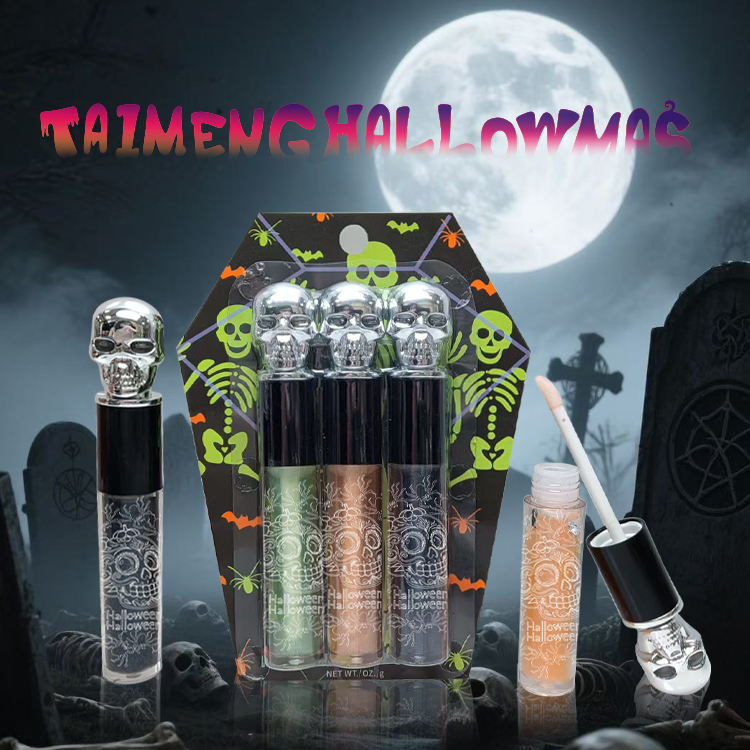 Halloween Skull Shape Vagen Moisturizing Lip Gloss