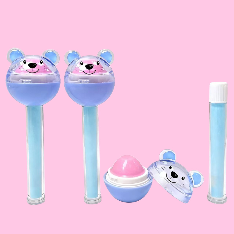 Cute bear-shaped lip balm/lip gloss Model:C5485-3-L1